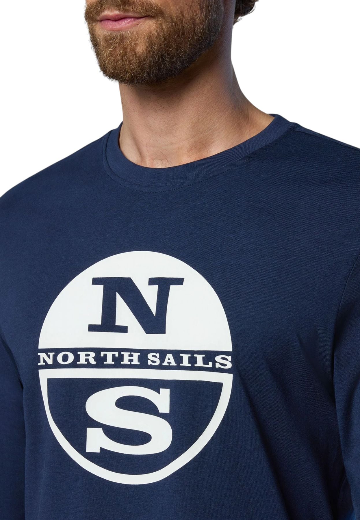 T-Shirt Manica lunga Uomo North Sails Con Grafica 692904