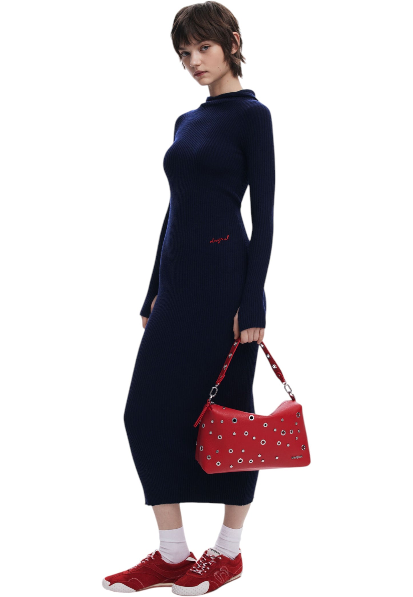 Borsa A Mano Donna Desigual Rebel Bergamo Red