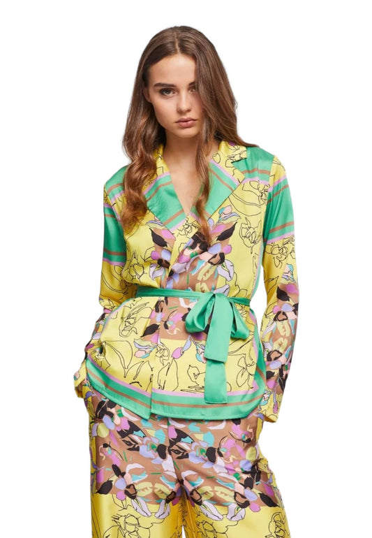 Giacca Elegante Donna Gaudi Blazer Con Cintura 311FD35012