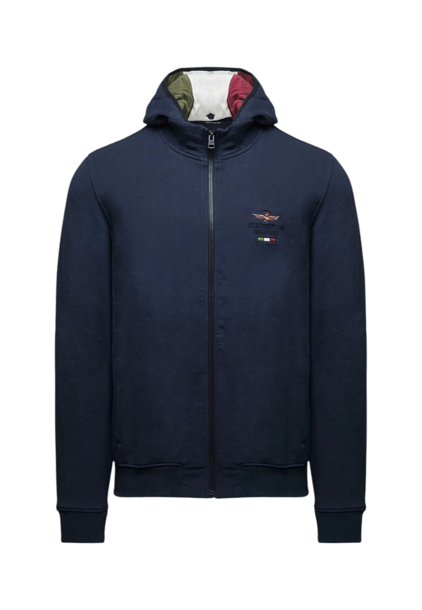 Felpa Con Zip Uomo Aeronautica Militare Con Cappuccio Removibile 252FE2078UF00662