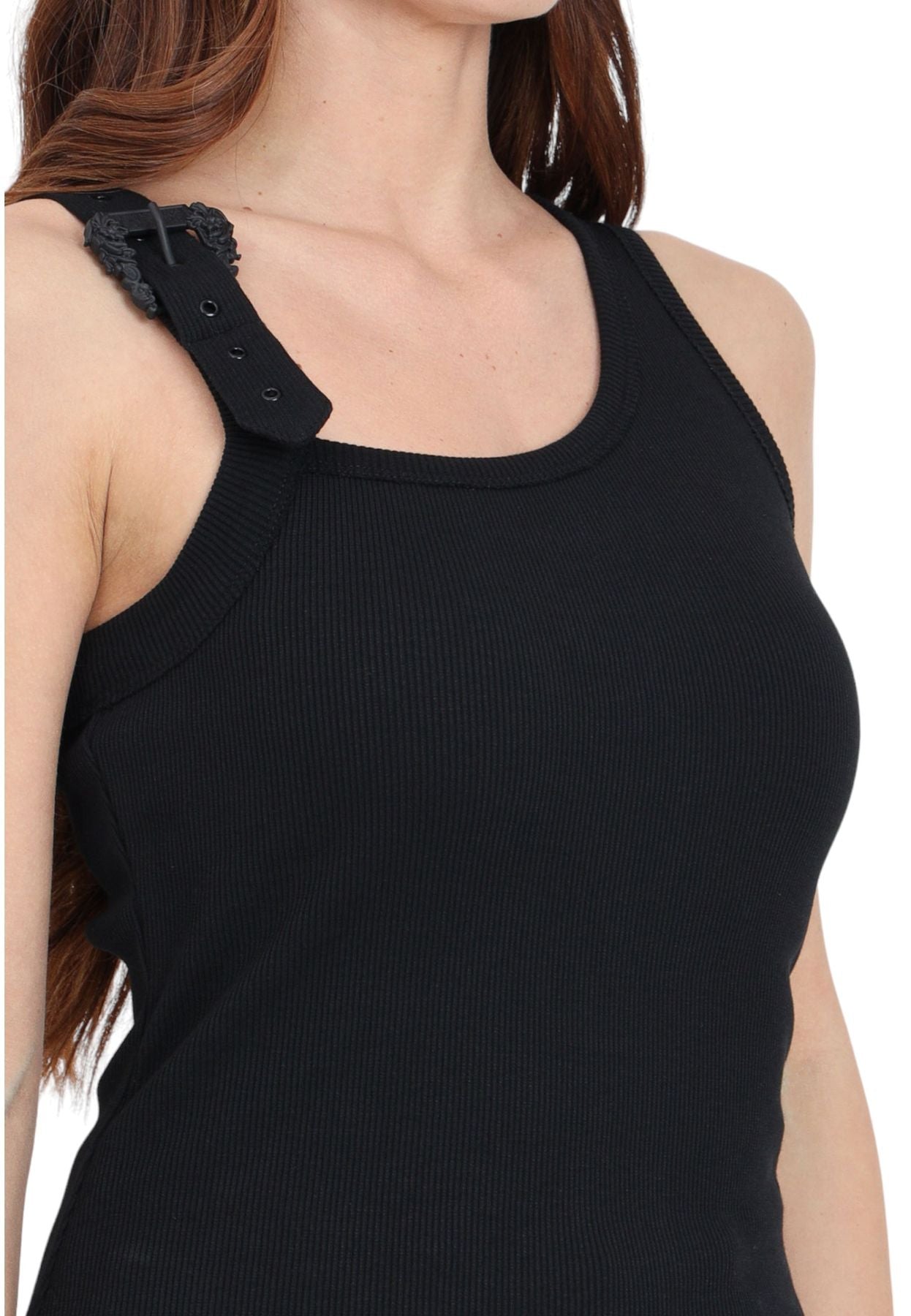 Top Donna Versace Jeans Couture Buckle 76HAM625J0004