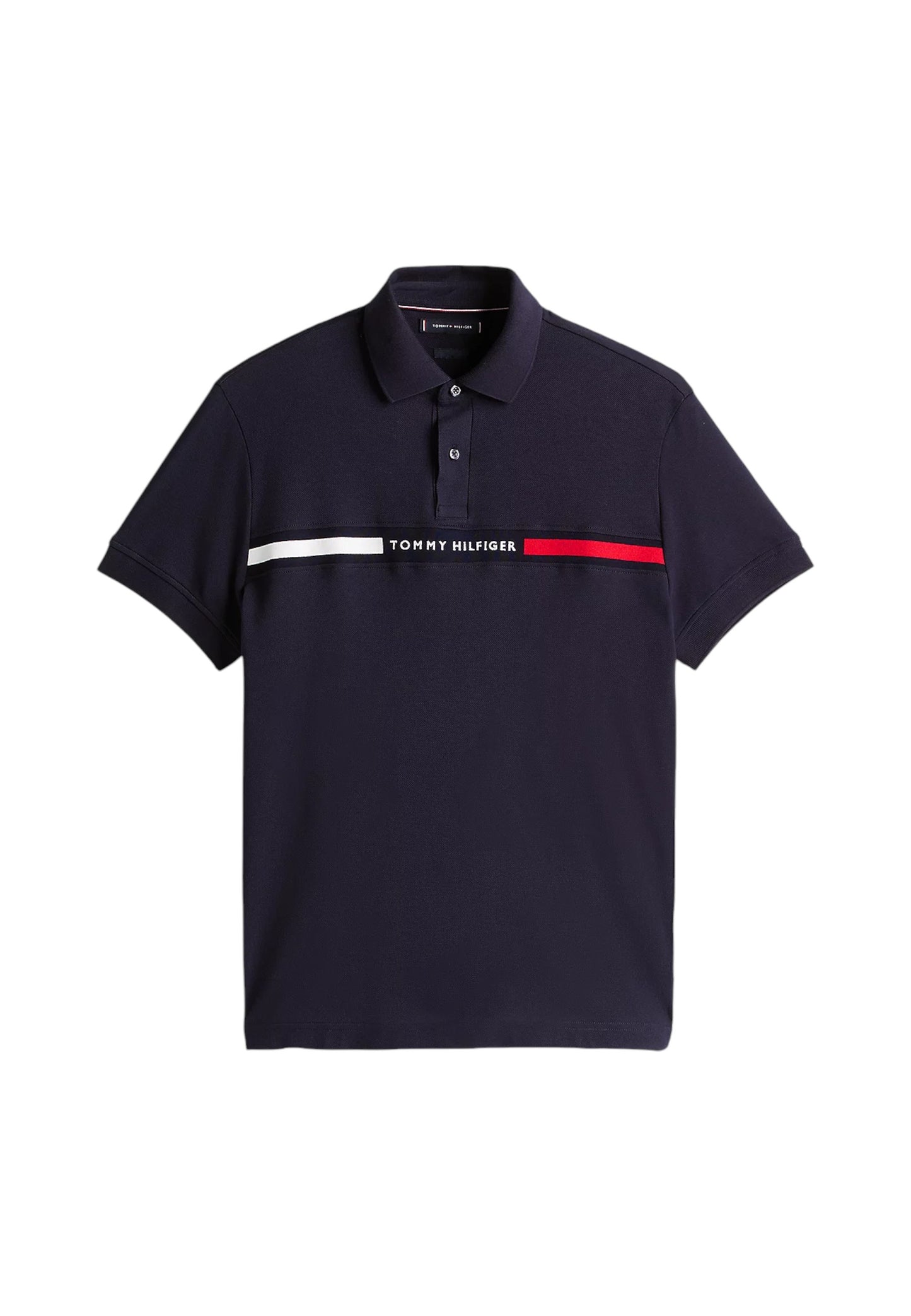 Polo Manica Corta Uomo Tommy Hilfiger  Hilfiger Chest Insert