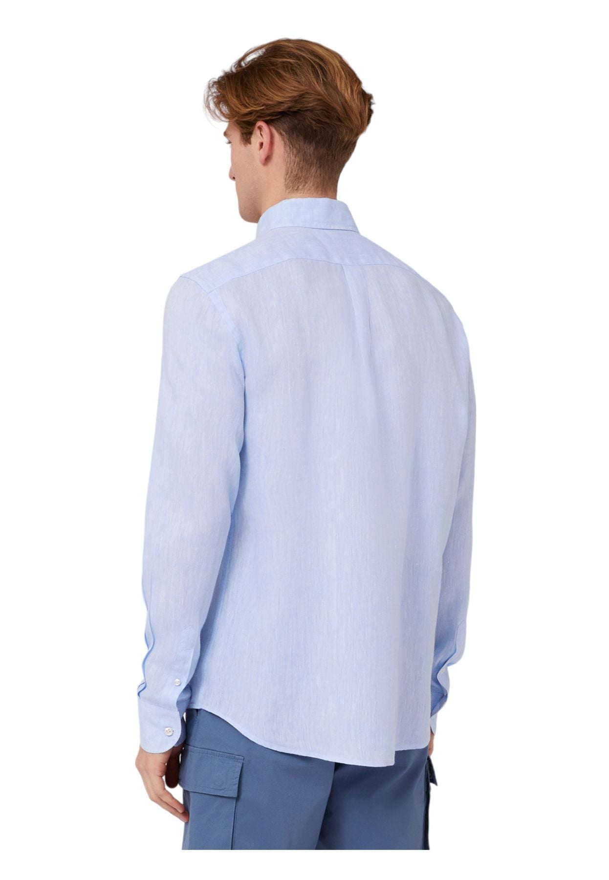 Camicia Manica lunga Uomo Harmont & Blaine In Lino CRL014010883B