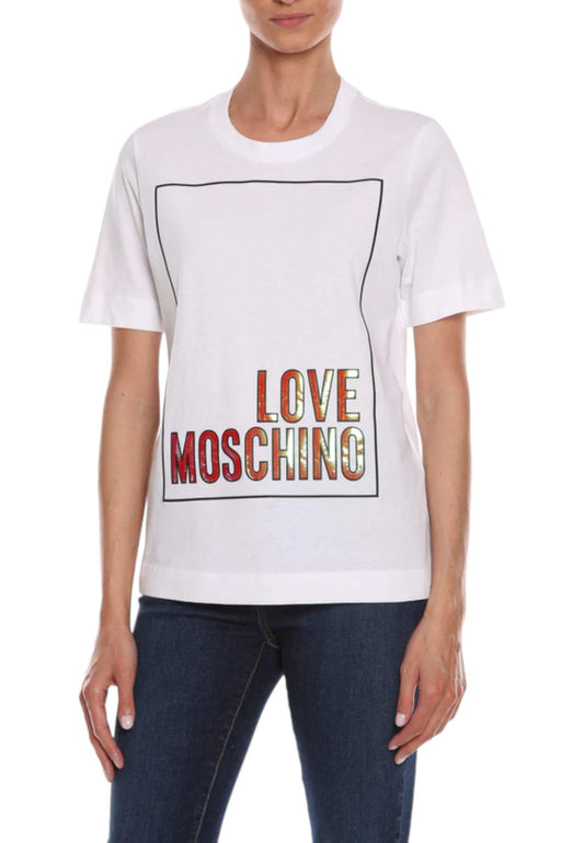 T-Shirt Manica Corta Donna Love Moschino   W4F153ZM3876