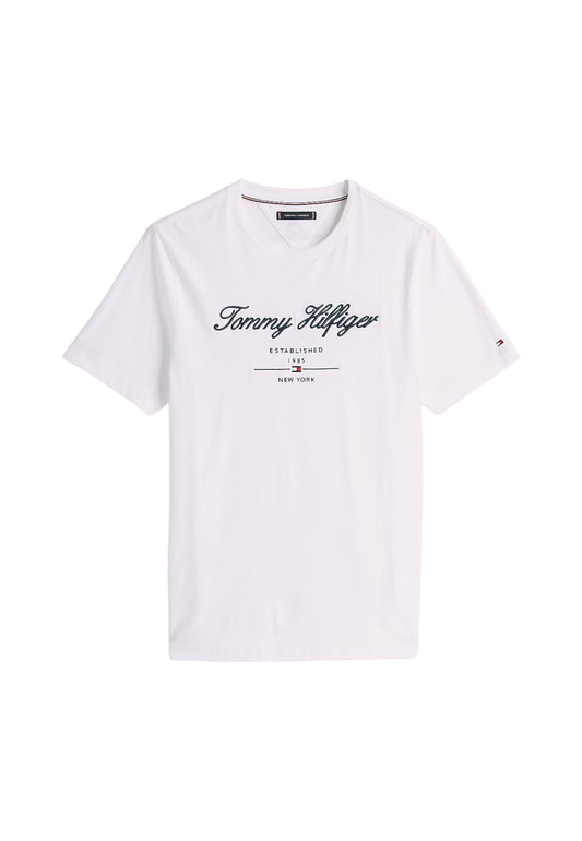T-Shirt Manica Corta Uomo Tommy Hilfiger  Script Logo