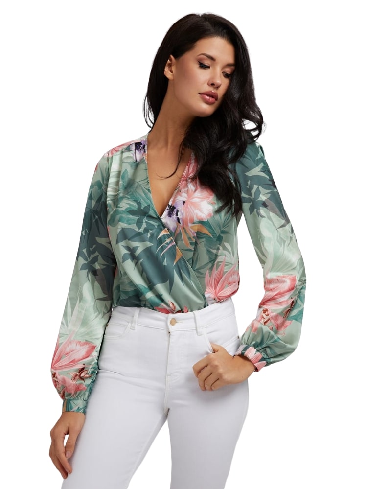 Body Manica lunga Donna Guess W2GH47WD8G2