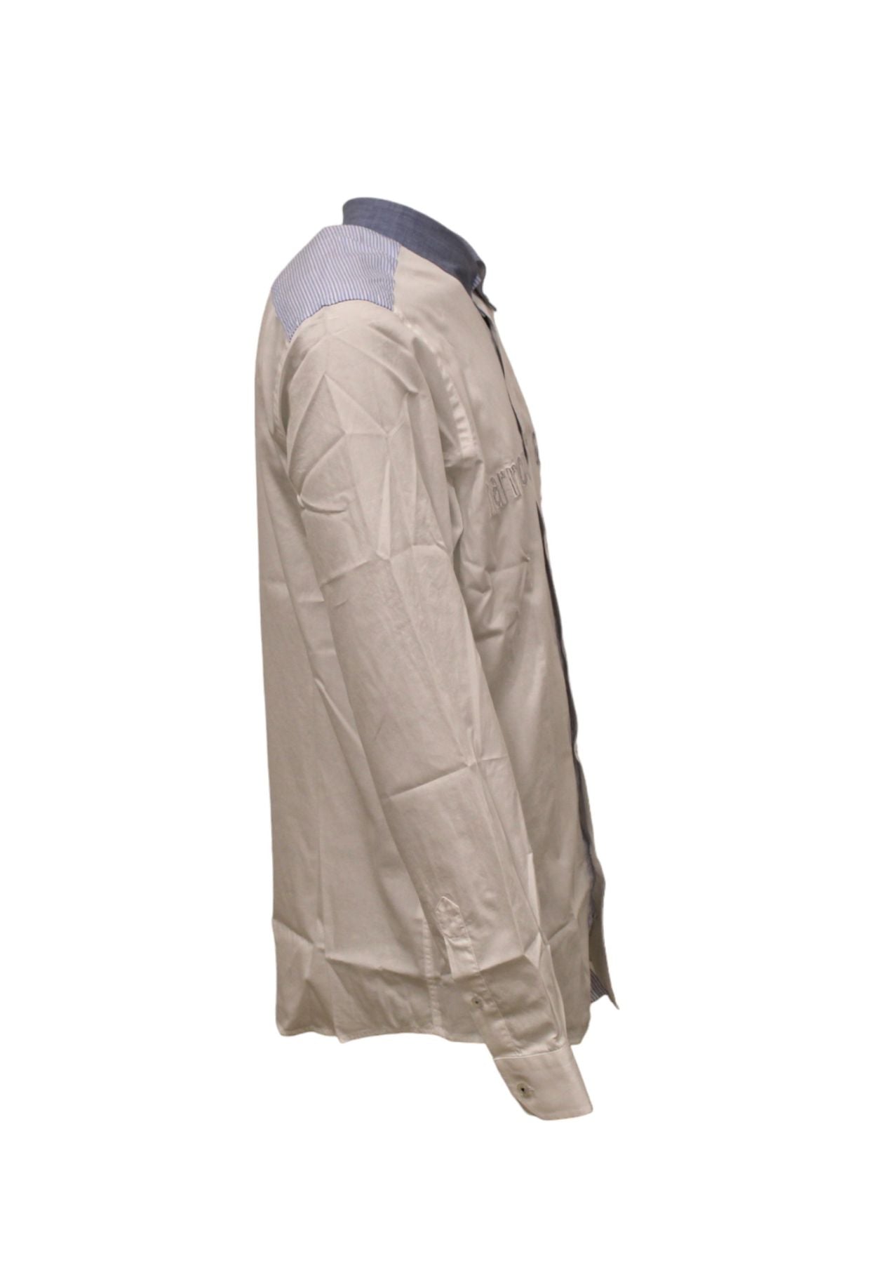 Camicia Manica lunga Uomo Harmont & Blaine Stretch Con Lettering Applicato CNL998012523M