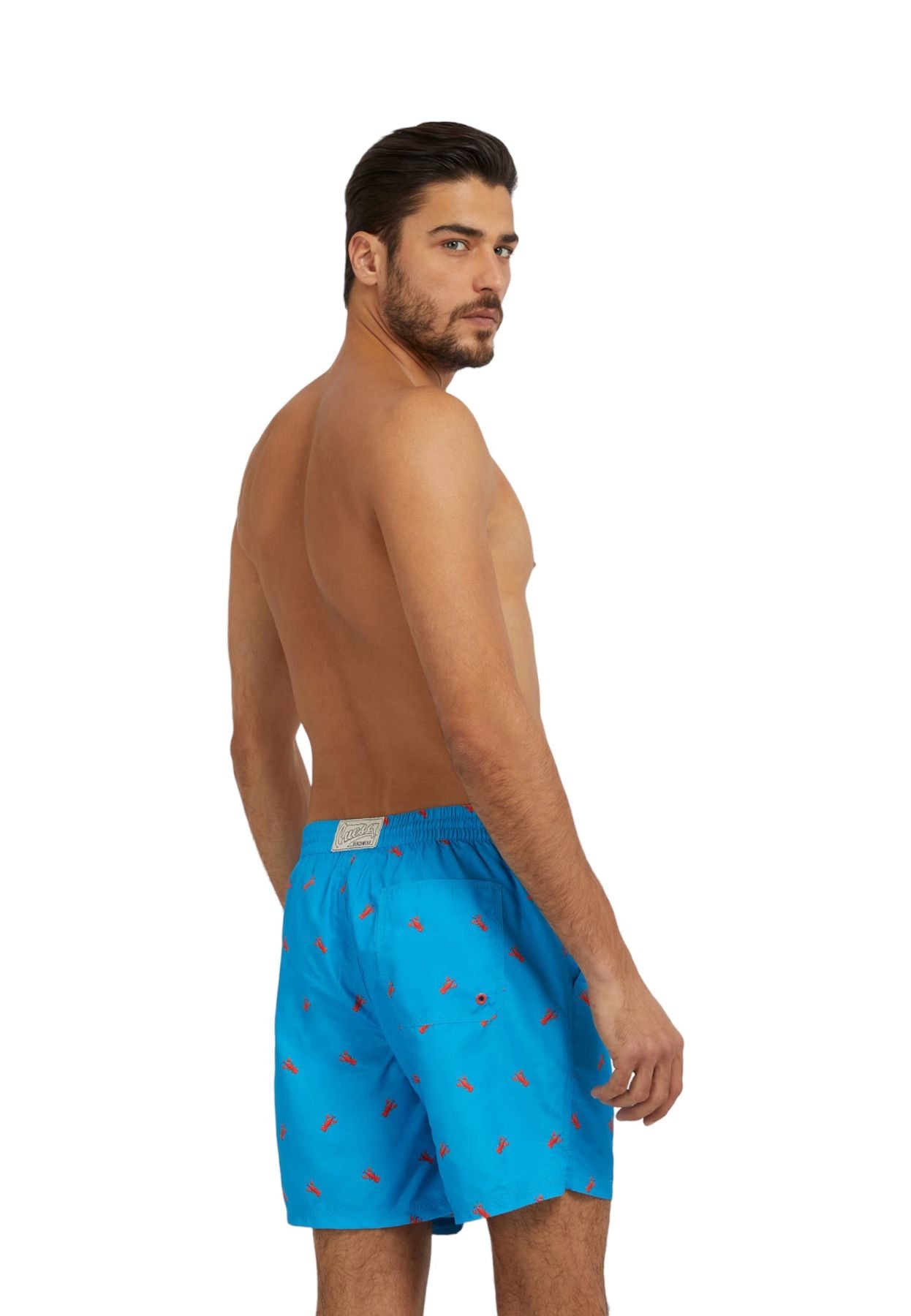 Costume da bagno Short Uomo Guess Swimtrunk Medium Micro Print F3GT20TEL62