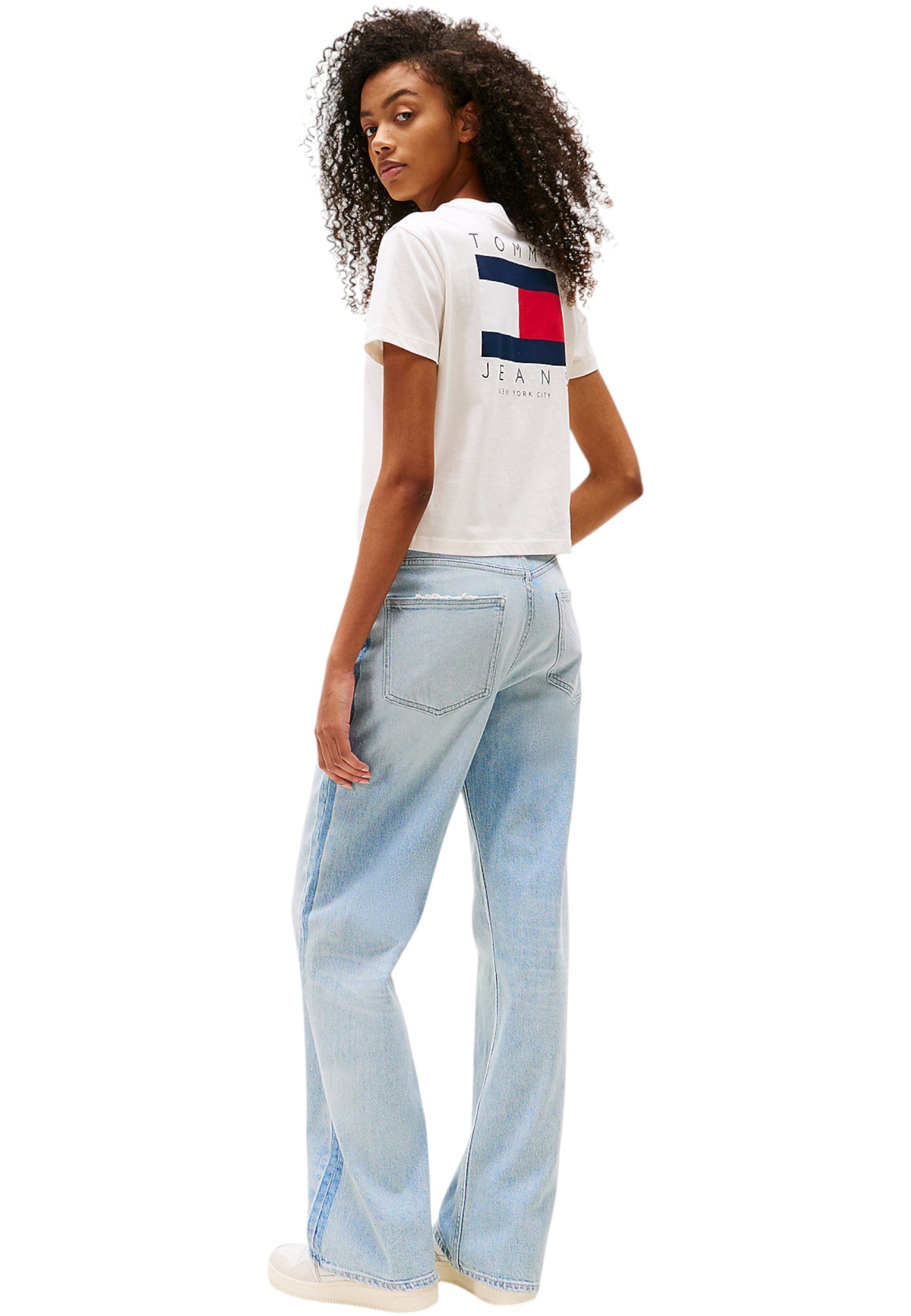 T-Shirt Manica Corta Donna Tommy Jeans Tjw Regular Sh Tommy Us DW0DW21423