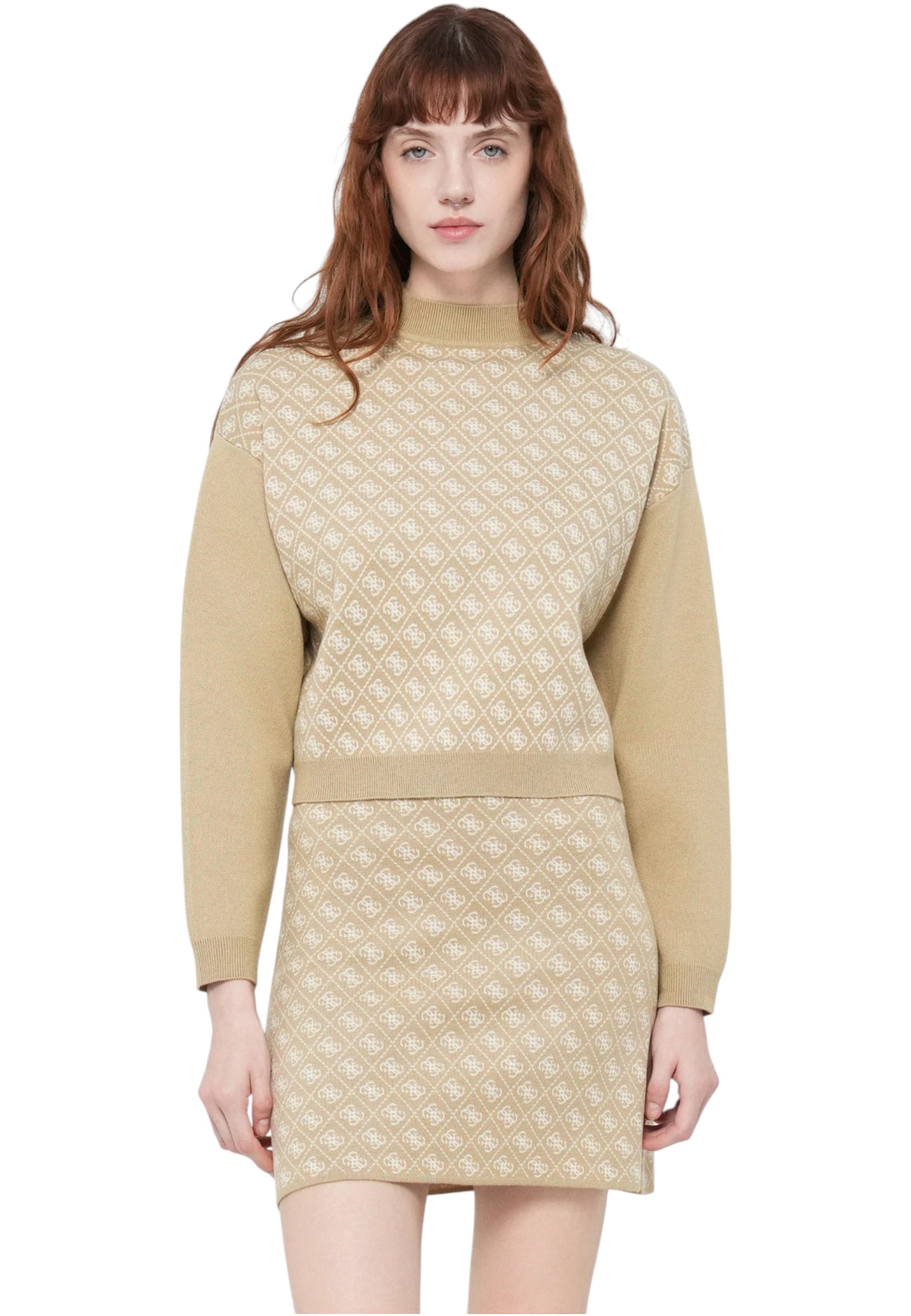 Maglione Collo Alto Donna Guess Aubrey 4G W5BR23Z3JD2