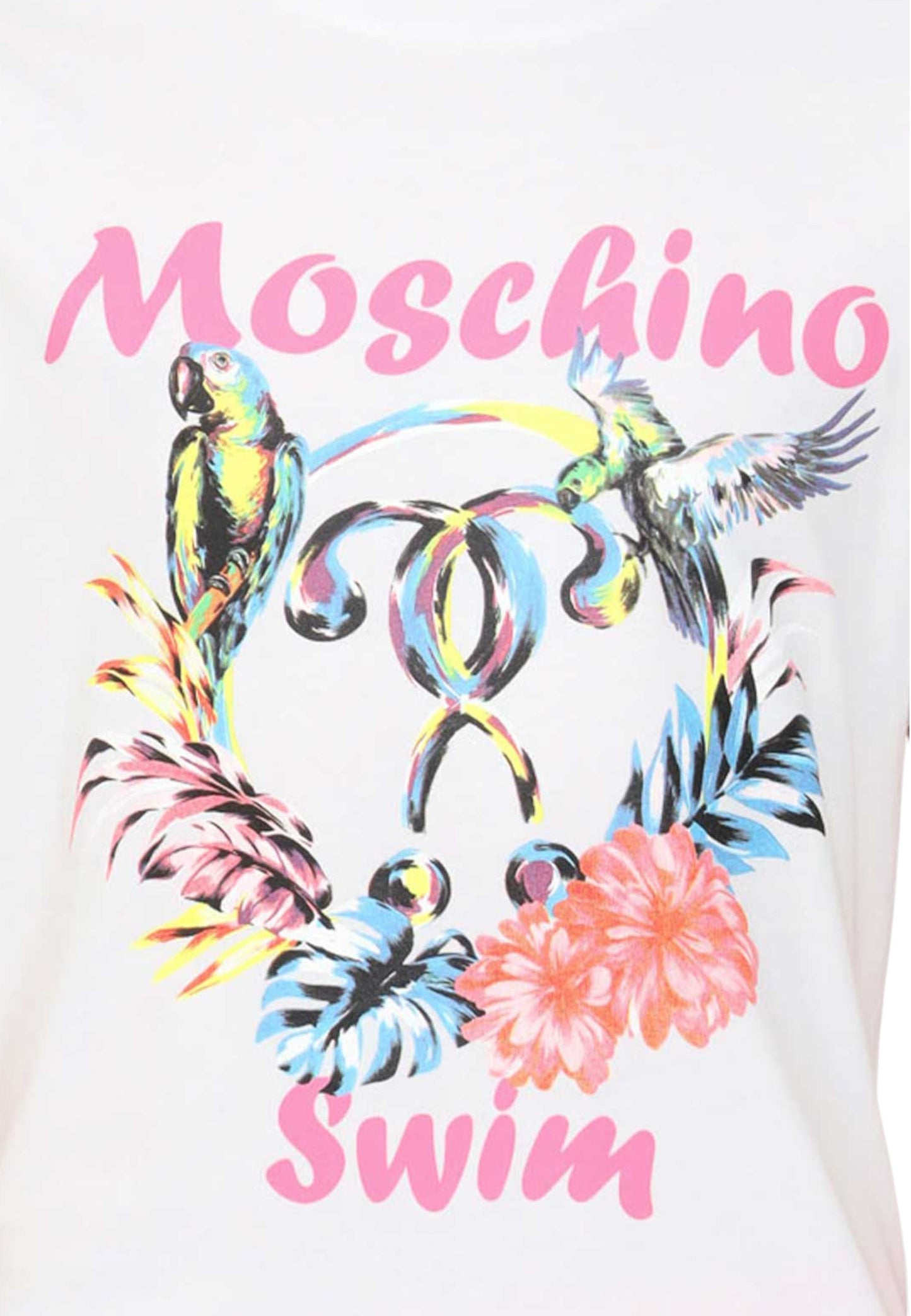 T-Shirt Manica Corta Uomo Moschino Pappagallini A19032327