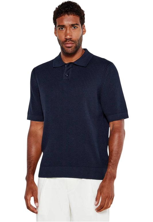 Polo Manica Corta Uomo Boss In Maglia Akoppo 50543670