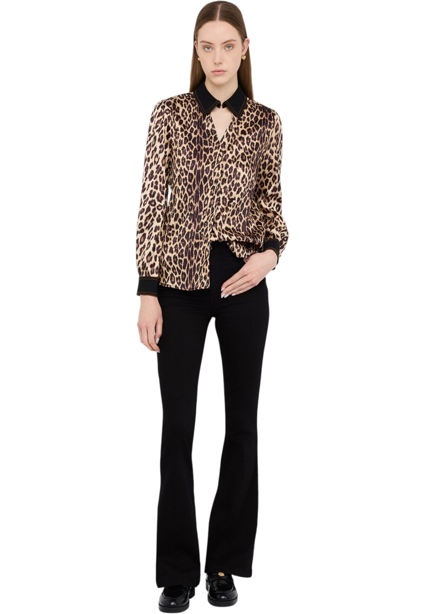 Camicia Manica lunga Donna Liu Jo Animalier UF5210T082A