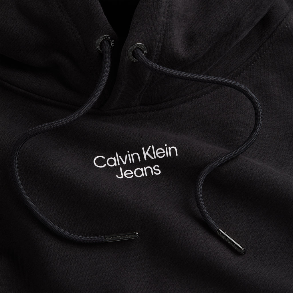 Felpa Con Cappuccio Uomo Calvin klein Jeans Stacked Logo J30J320604