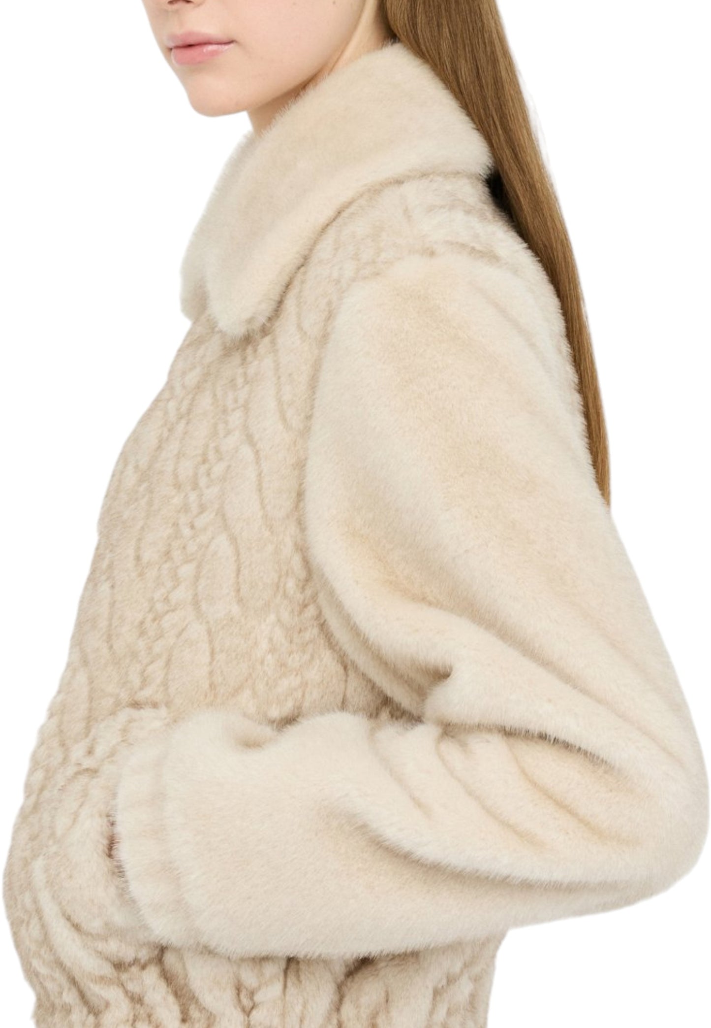 Giacca Bomber Donna Liu Jo In Teddy Con Trecce MF5094E1044