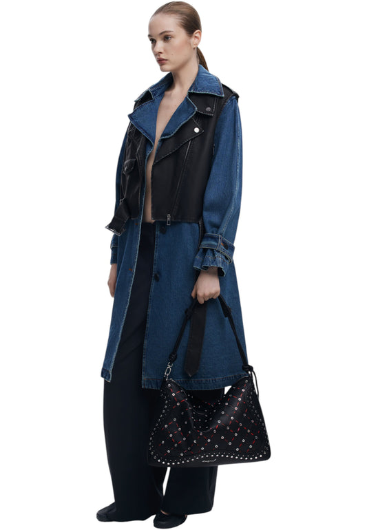 Borsa A Spalla Donna Desigual Yankee Leiria Mini Black 25WAXP37