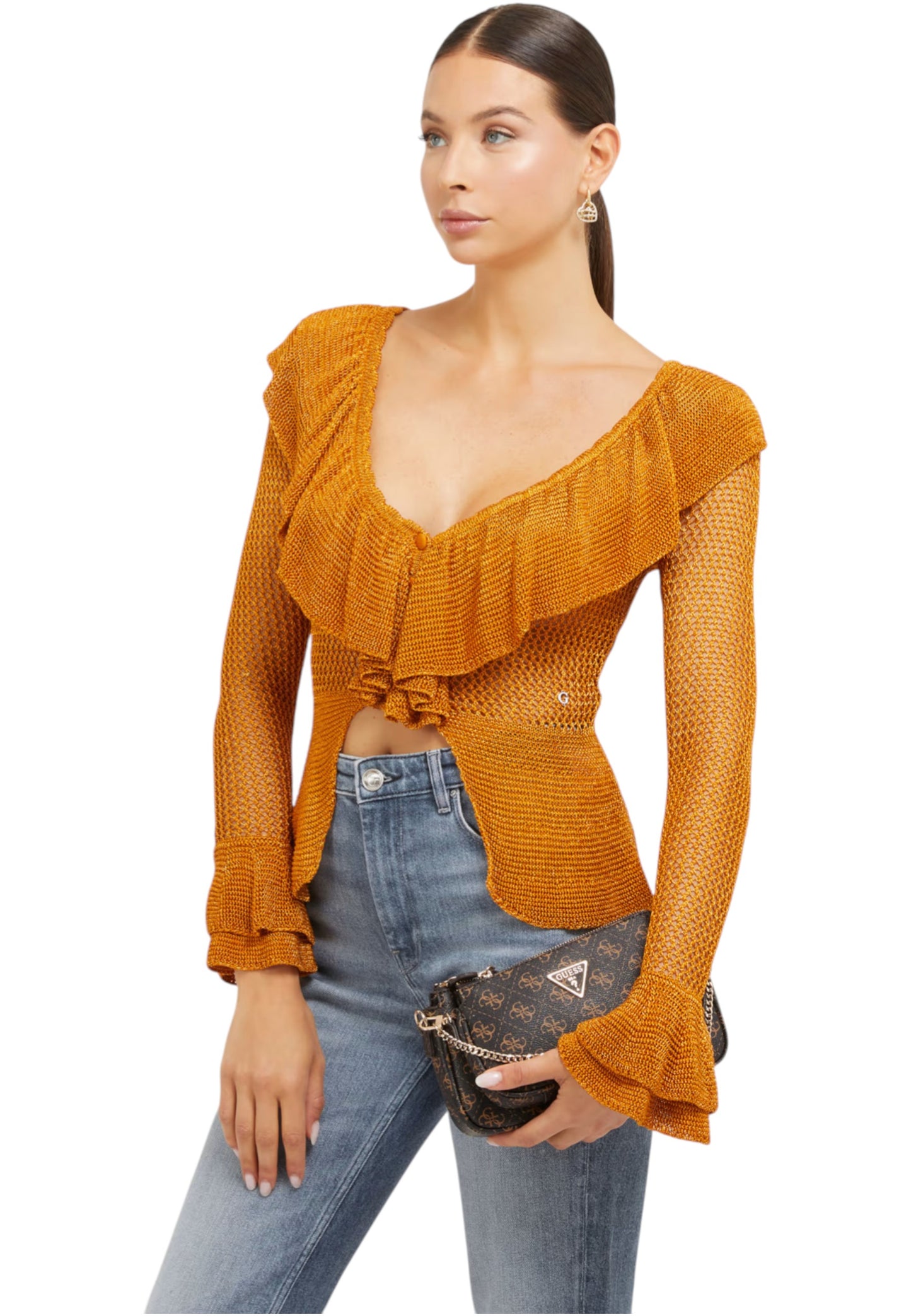 Borsa A Tracolla Donna Guess Double Pouch Crossbody Noelle Ii HWQG9672710