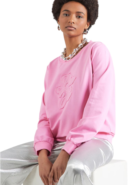 Felpa A Girocollo Donna Liu Jo