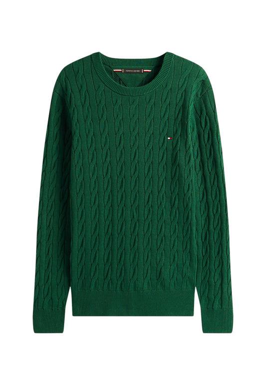 Maglione A Girocollo Uomo Tommy Hilfiger  Classic Cotton Cable MW0MW33132