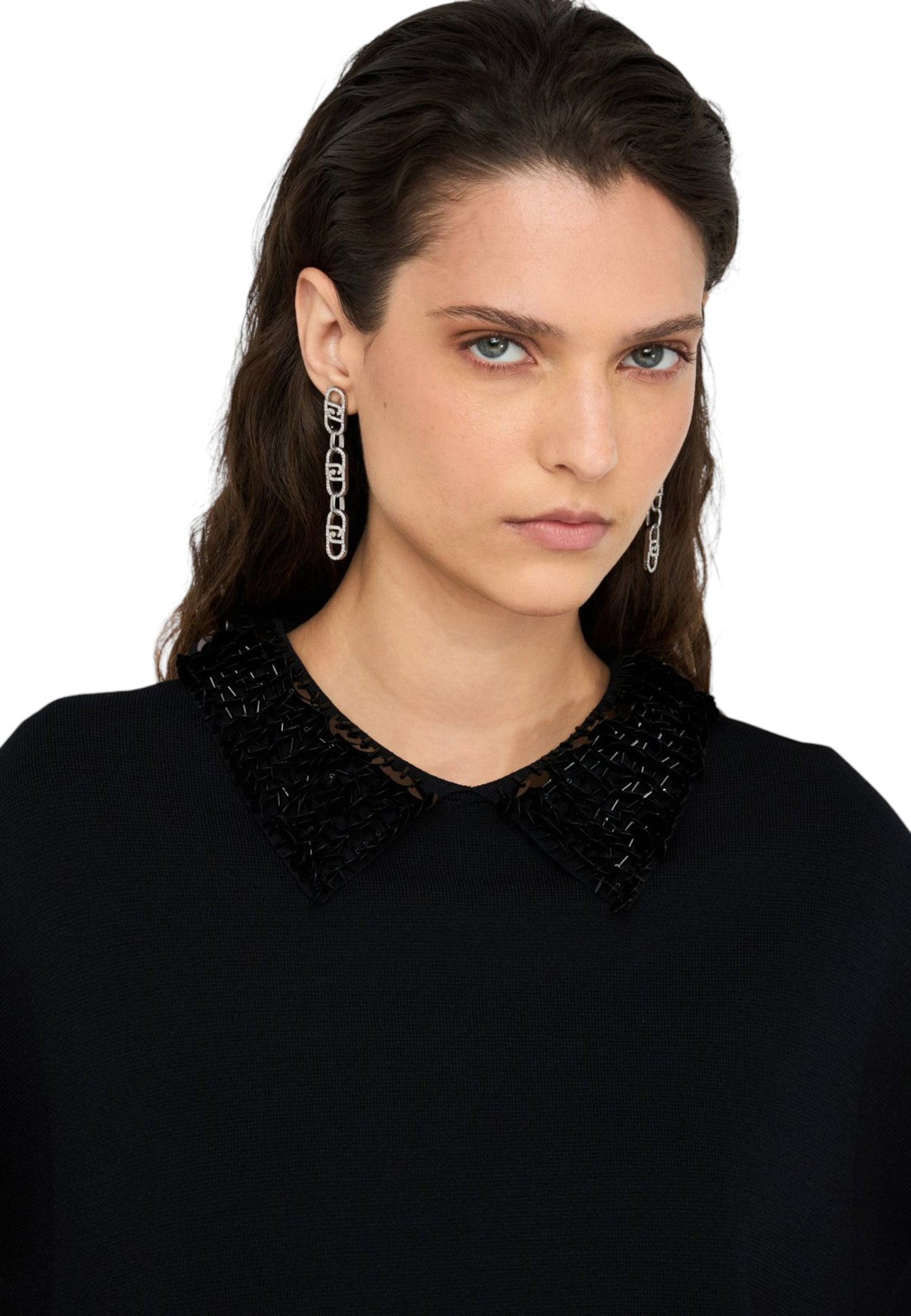 Maglia A Girocollo Donna Liu Jo Con Paillettes CF5038MS55N