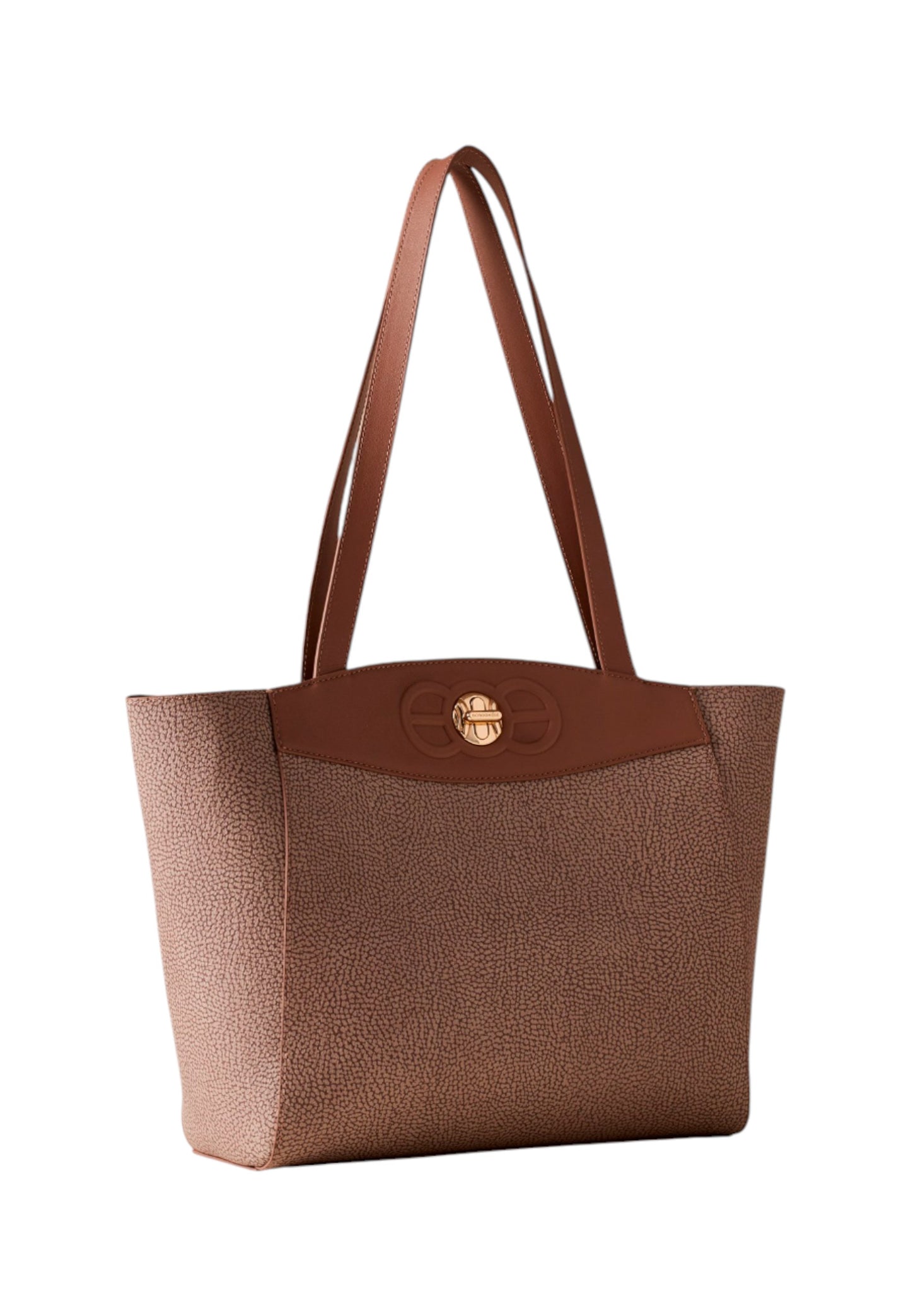 Borsa A Spalla Donna Borbonese Shopping Medium Moonlight 910101380098