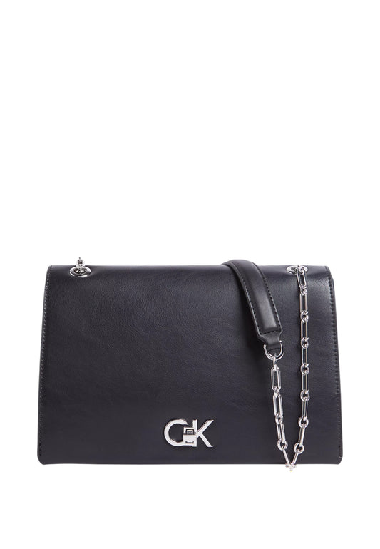 Borsa A Tracolla Donna Calvin klein Medium Chain Ck Re-Lock
