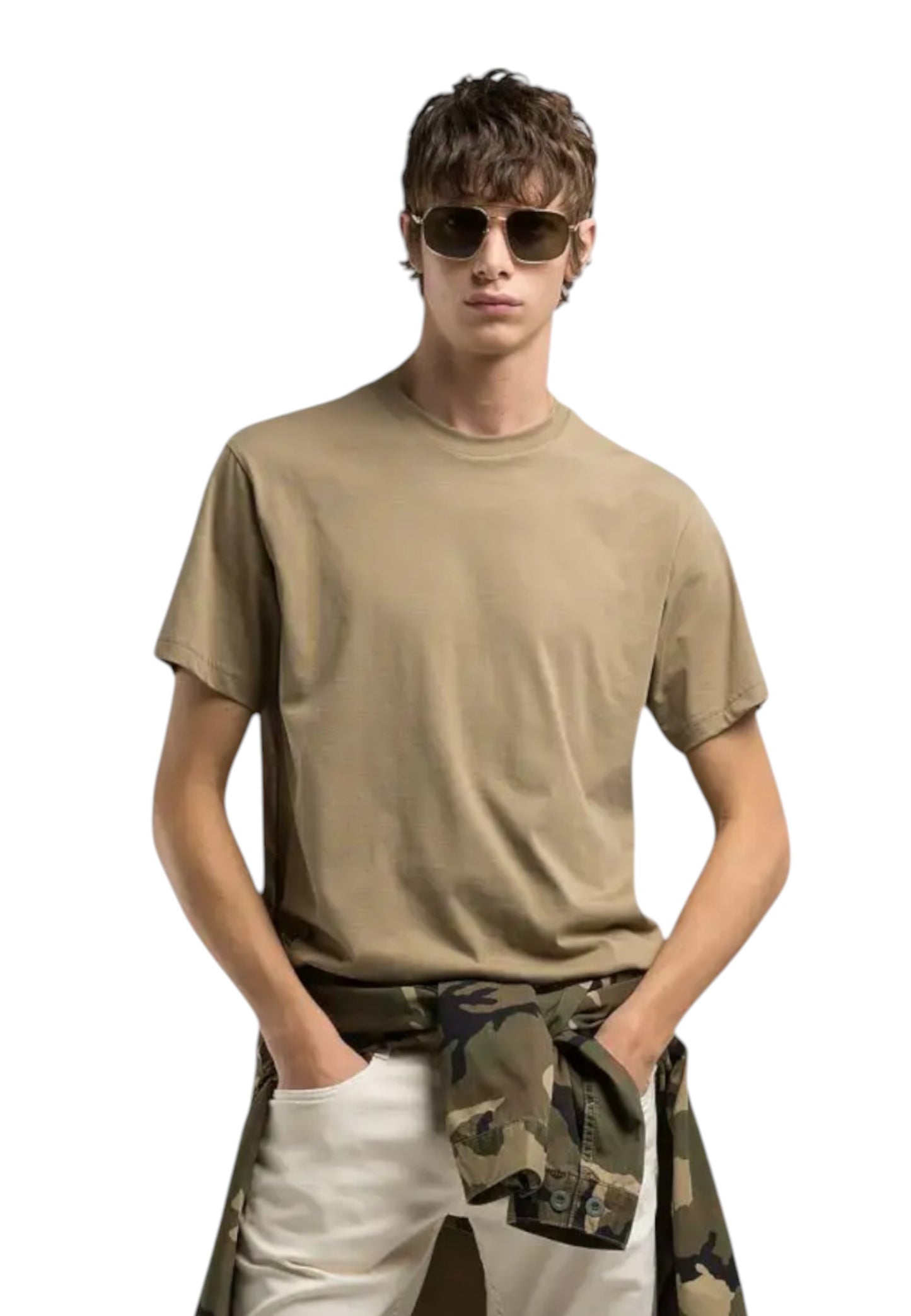 T-Shirt Manica Corta Uomo Replay Regular Fit In Jersey