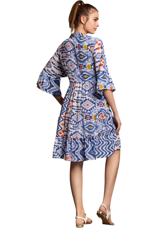 Vestito Corto Donna Iconique Manica 3/4 Morena