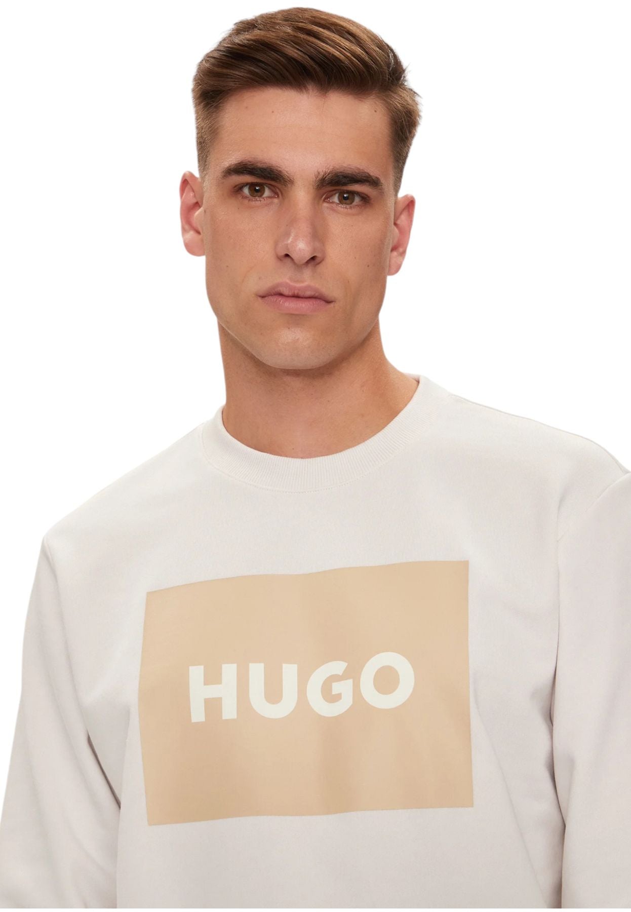 Felpa A Girocollo Uomo Hugo Regular Fit Duragol 50467944