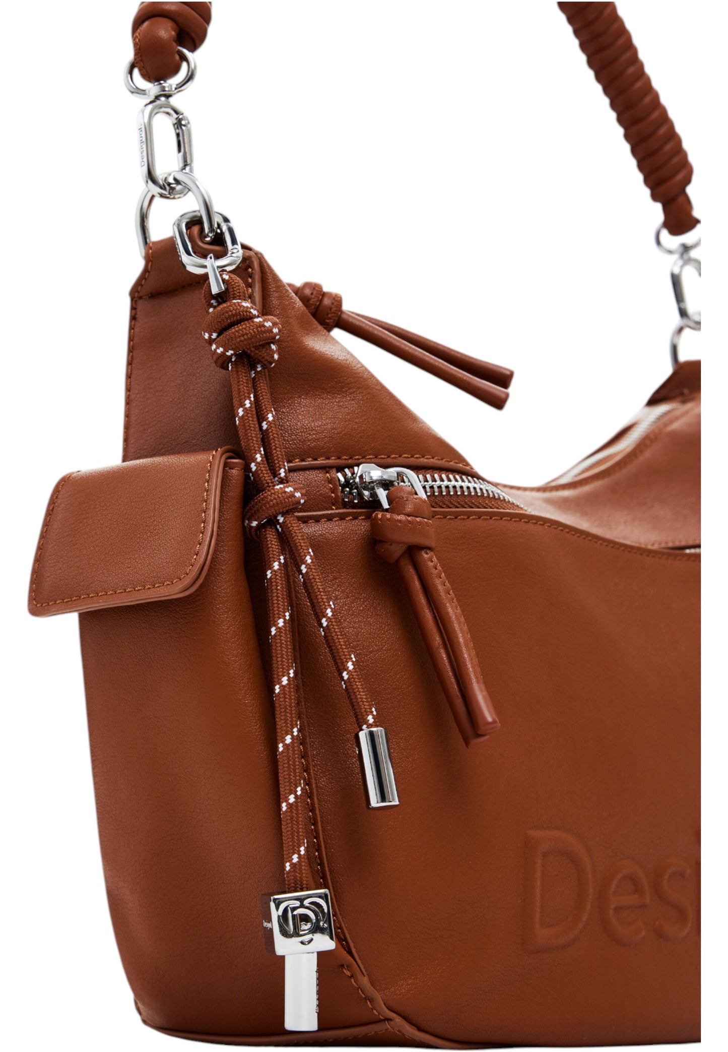 Borsa A Spalla Donna Desigual Half Astana Camel