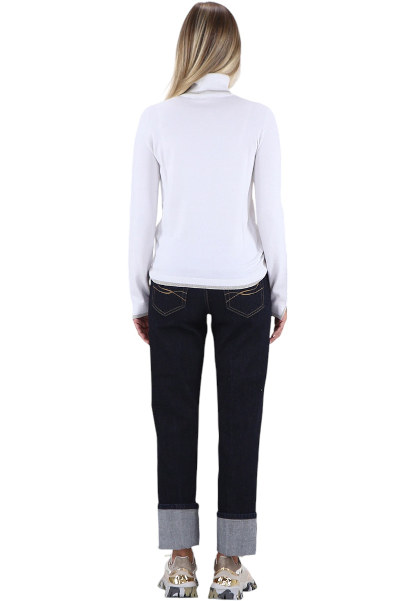 Maglione Collo Alto Donna Liu Jo MF5229MS49I