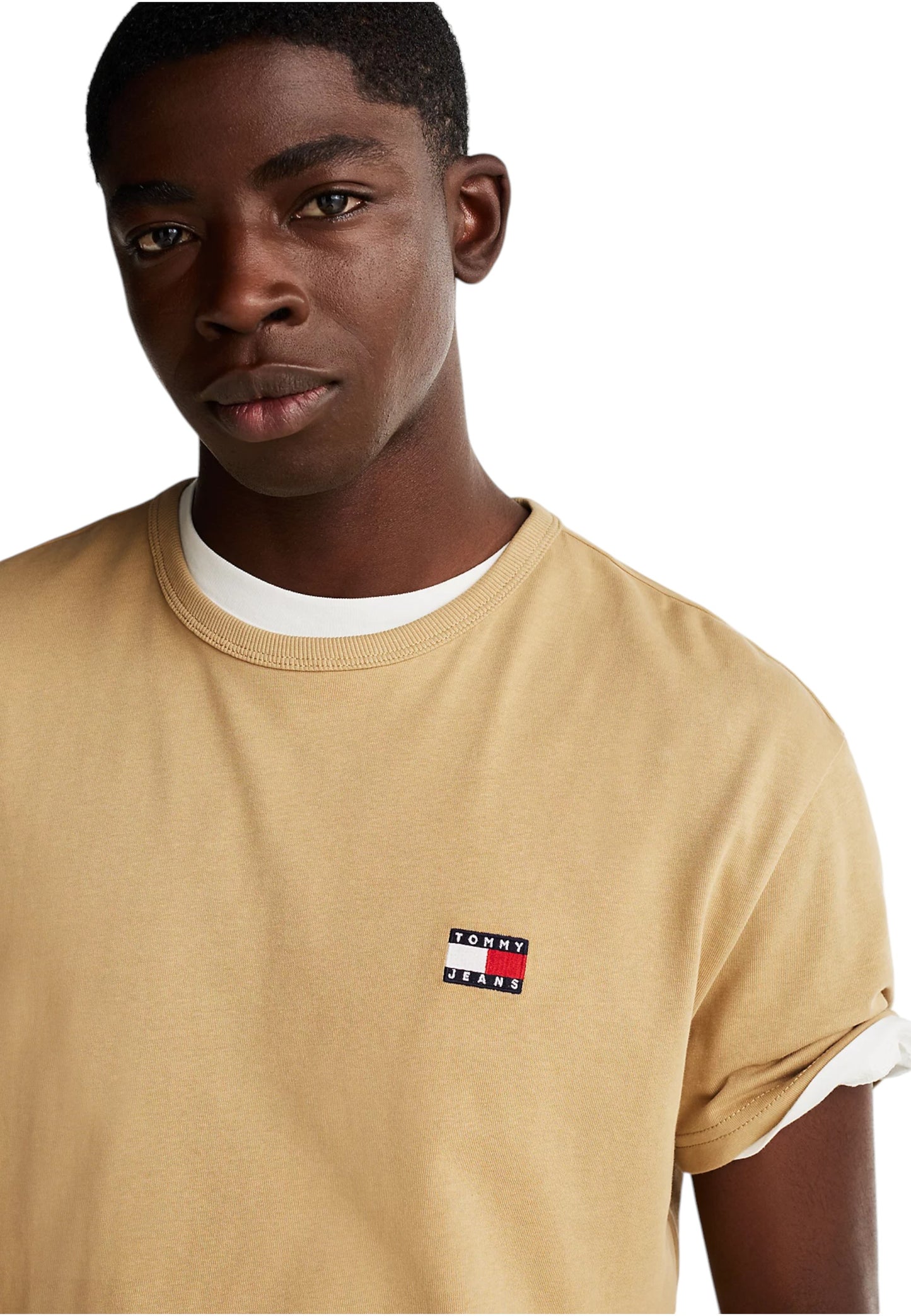 T-Shirt Manica Corta Uomo Tommy Jeans  Tjm Reg Badge Ex