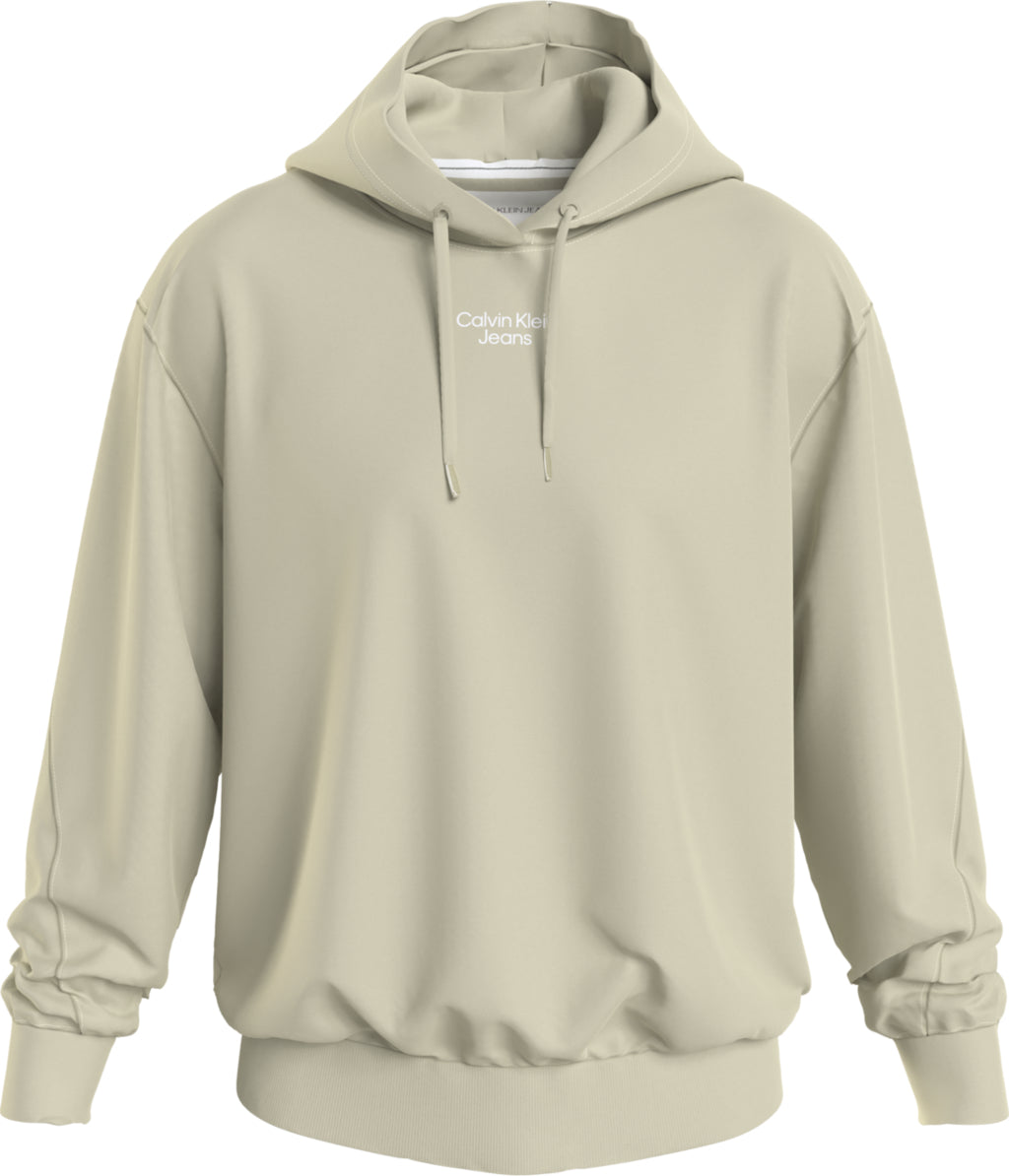 Felpa Con Cappuccio Uomo Calvin klein Jeans Stacked Logo J30J320604