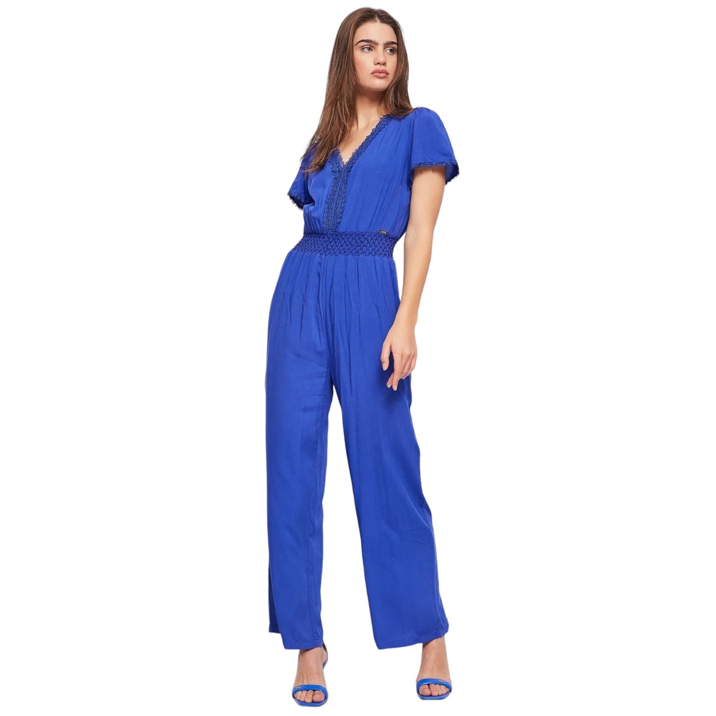Tuta Jumpsuit Manica Corta Donna Gaudi Lunga 311BD25029