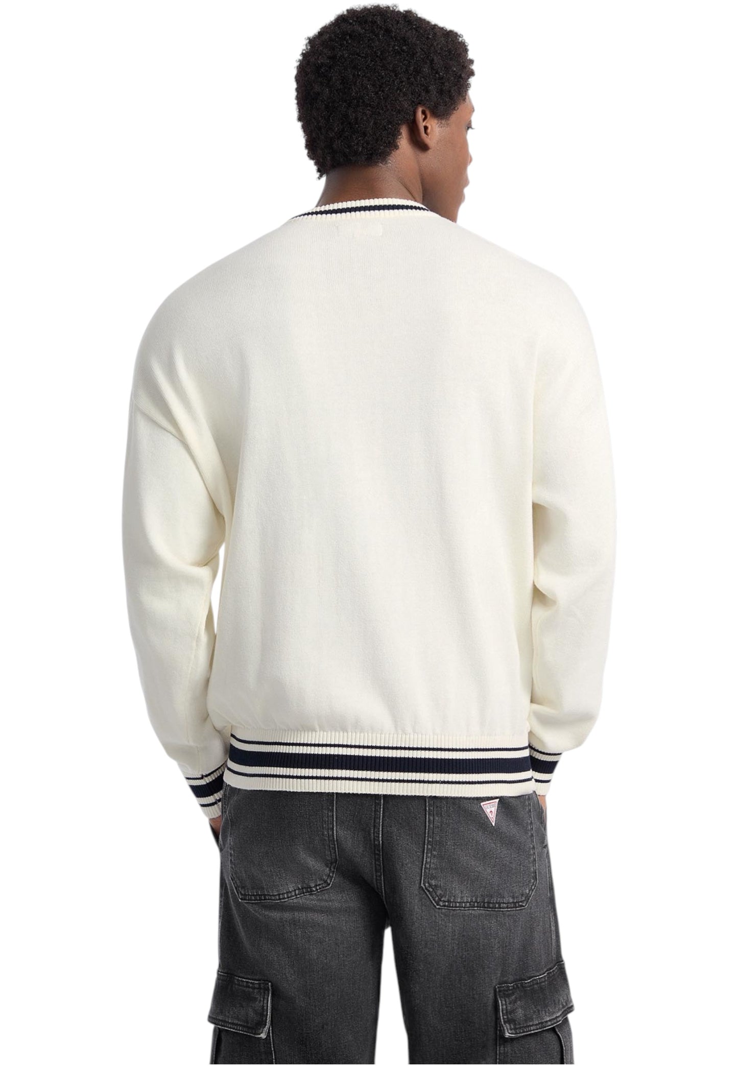 Maglione A Girocollo Uomo Guess Gj G Patch M5YR21Z3HM1