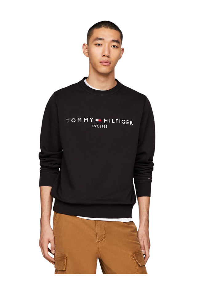 Felpa A Girocollo Uomo Tommy Hilfiger Tommy Logo MW0MW11596