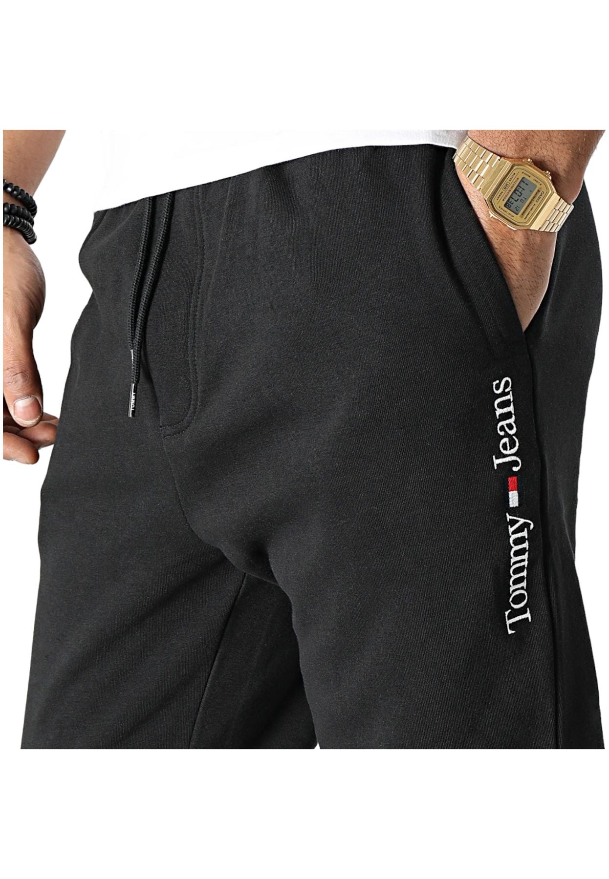 Pantaloni Tuta Uomo Tommy Jeans Reg Linear DM0DM15808