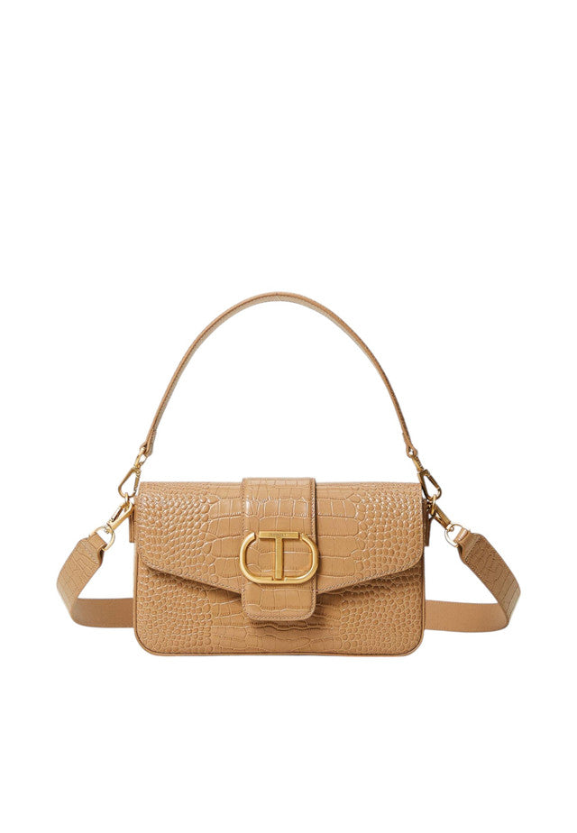 Borsa A Tracolla Donna Twinset Media In Pelle Amie 242TB7120