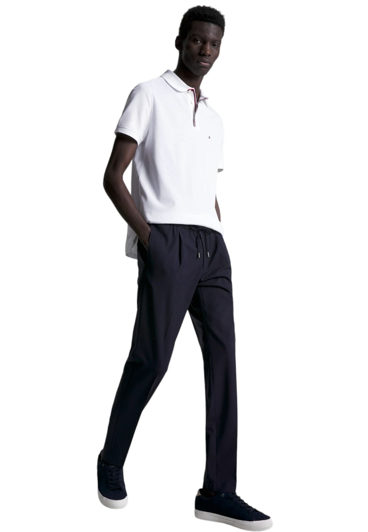 Polo Manica Corta Uomo Tommy Hilfiger 1985 Rwb Tipped Slim MW0MW30750