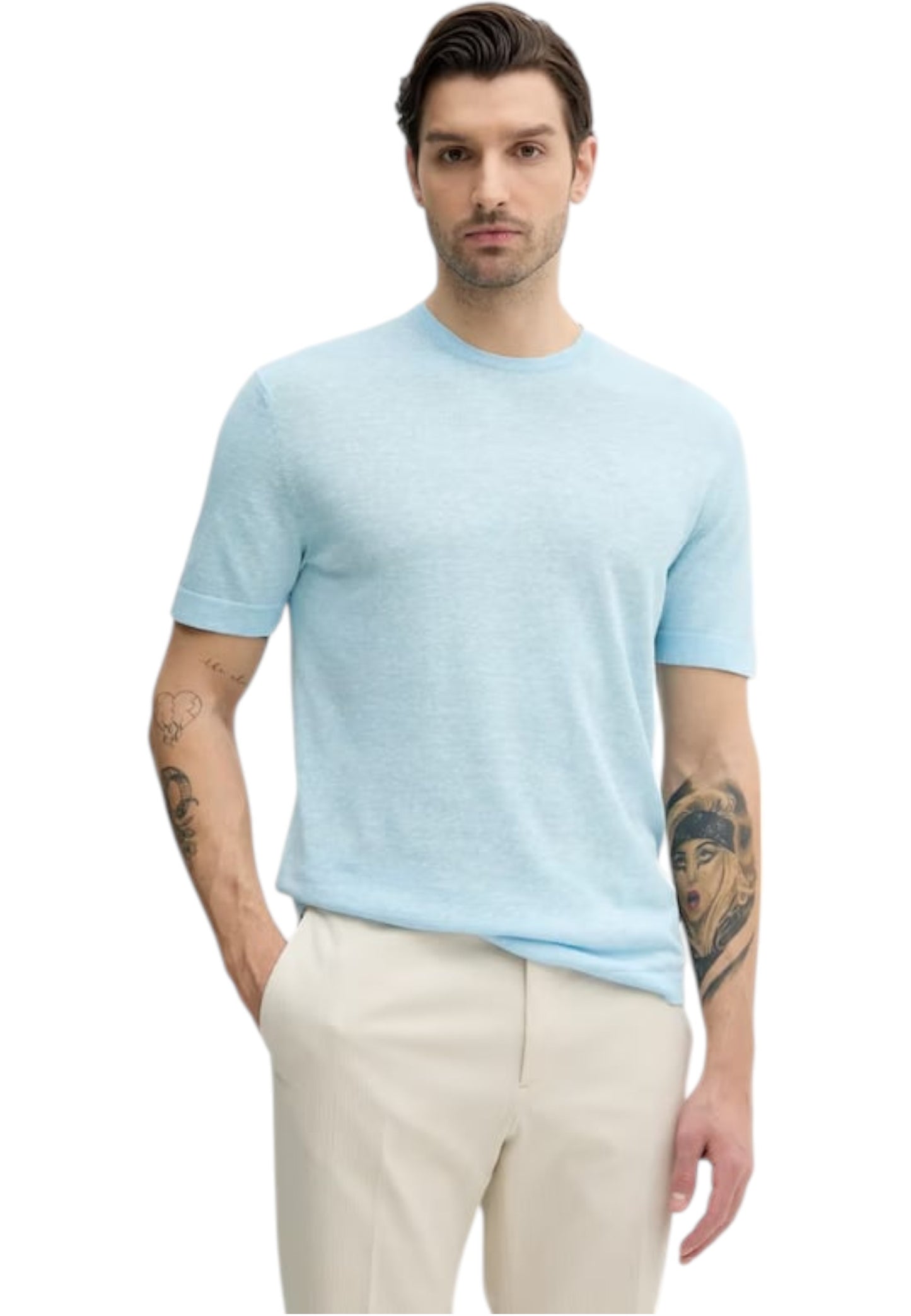 Maglia A Girocollo Uomo Calvin klein