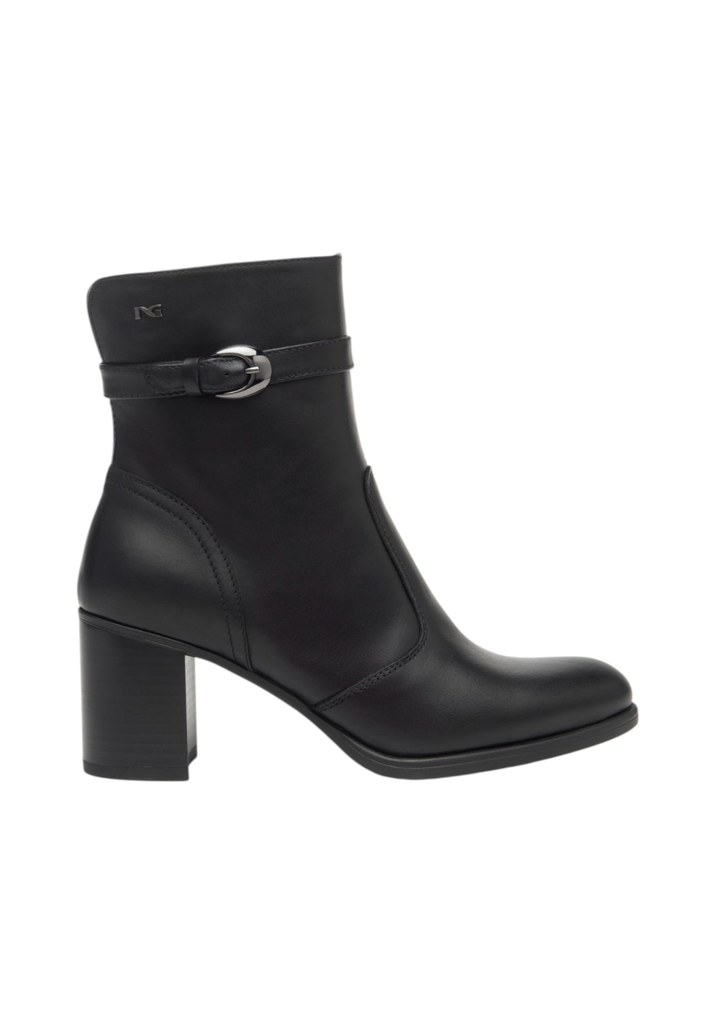 Stivaletti Tronchetti Donna Nero Giardini Tacco 7 CM I513850D
