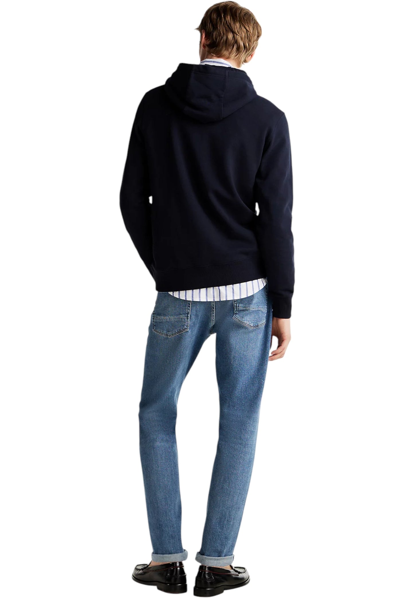 Felpa Con Cappuccio Uomo Tommy Hilfiger  Essential Terry