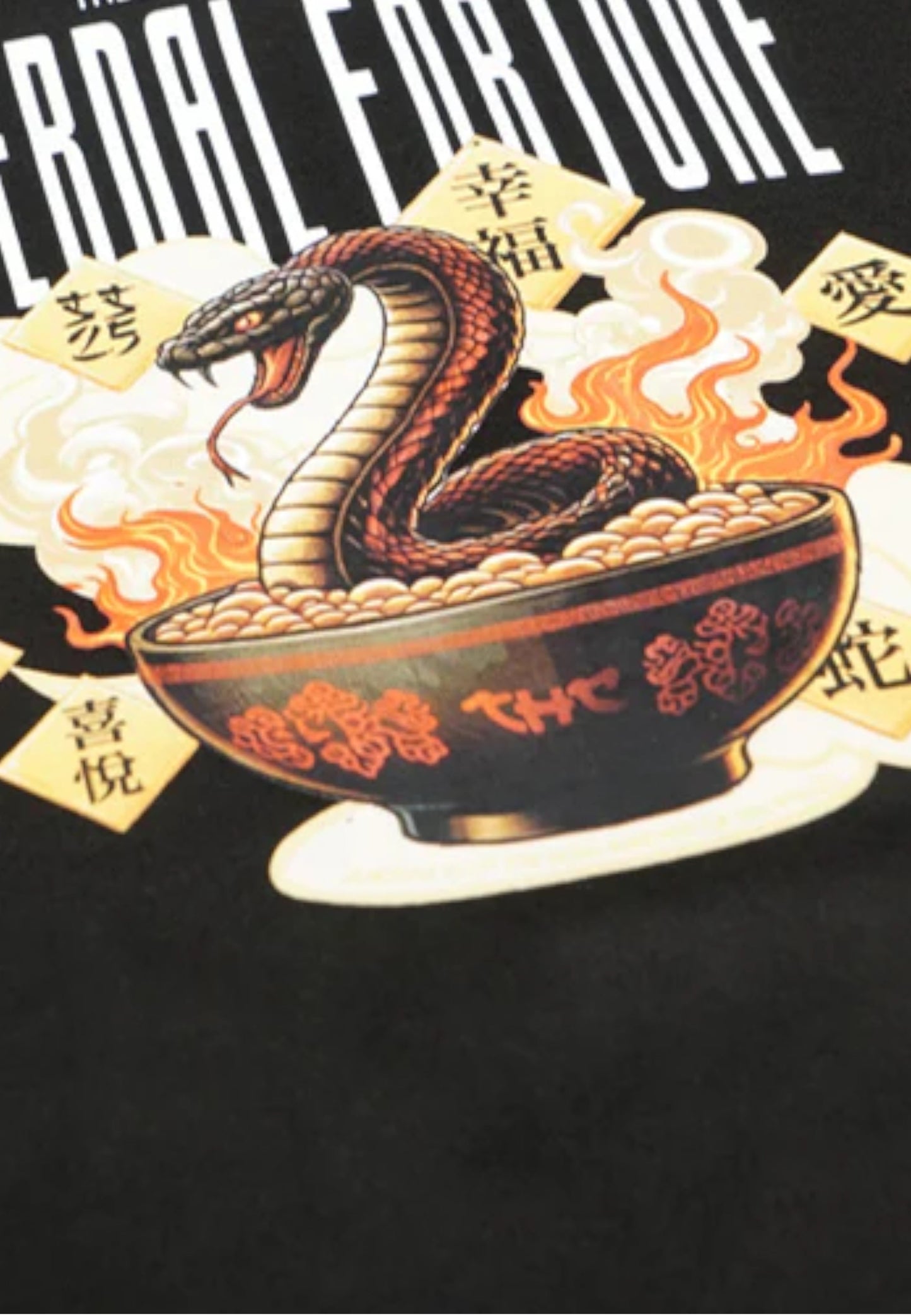 T-Shirt Manica Corta Uomo The Hideout Clothing Eternal Year of The Snake THC-EYS