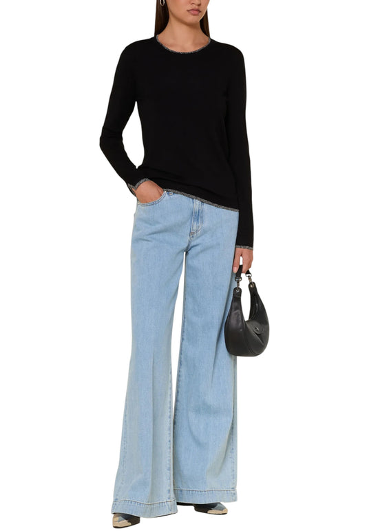 Maglione A Girocollo Donna Liu Jo   MF5226MS49I