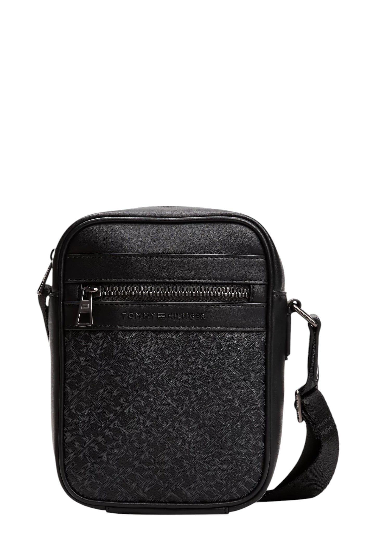 Borsa A Tracolla Uomo Tommy Hilfiger Mini Reporter Th Monogram AM0AM13493