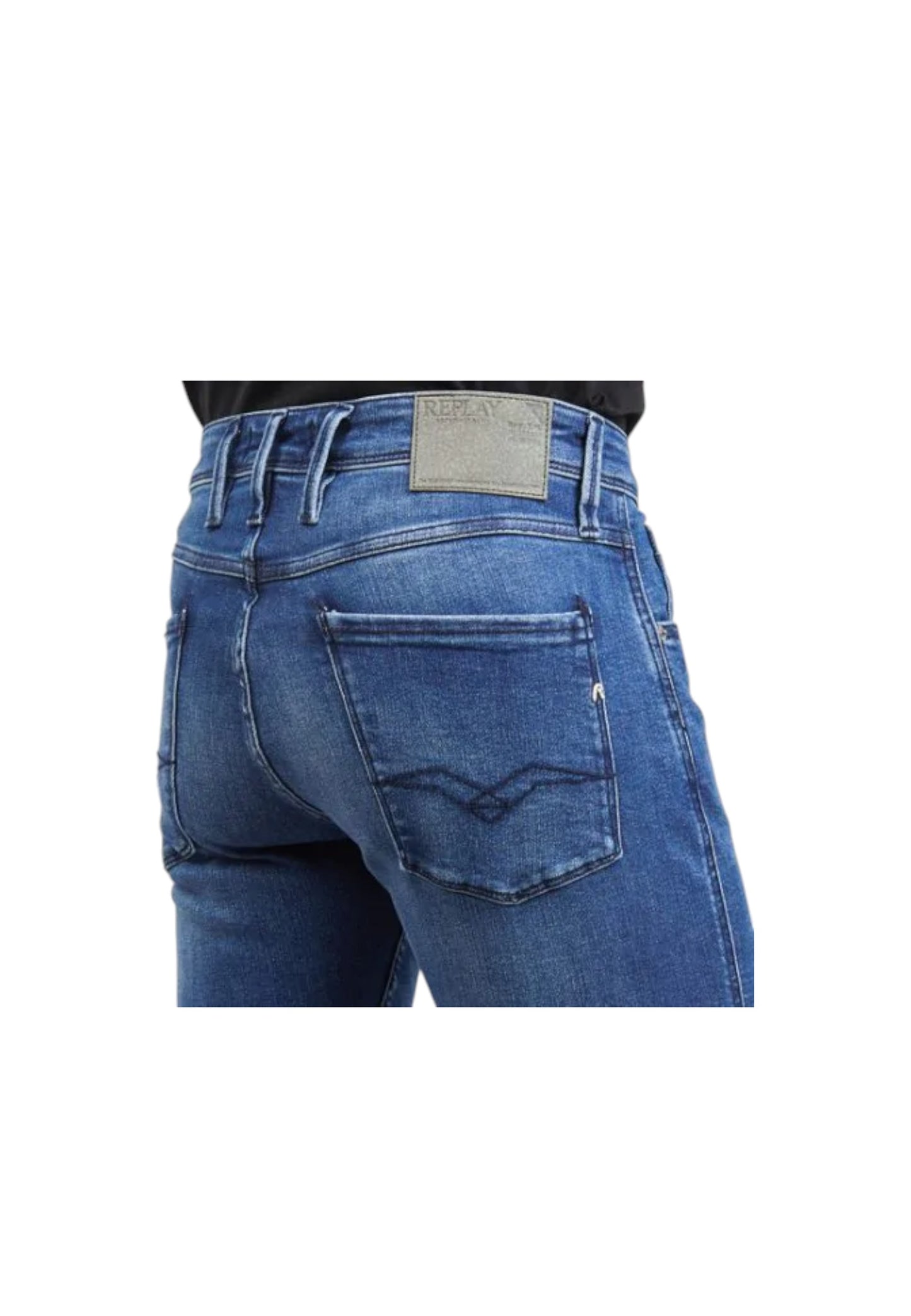 Jeans Slim Fit Uomo Replay Anbass M914 .000.261 C39