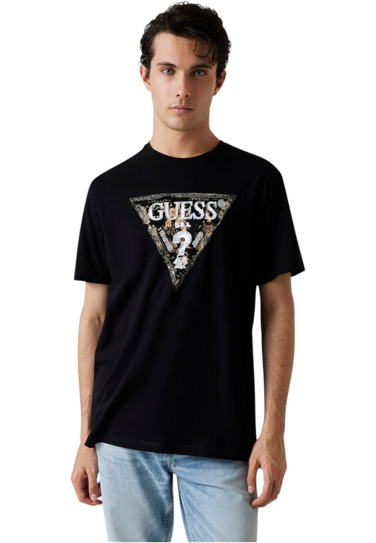 T-Shirt Manica Corta Uomo Guess  Guess Triangle M5YI15I3Z14