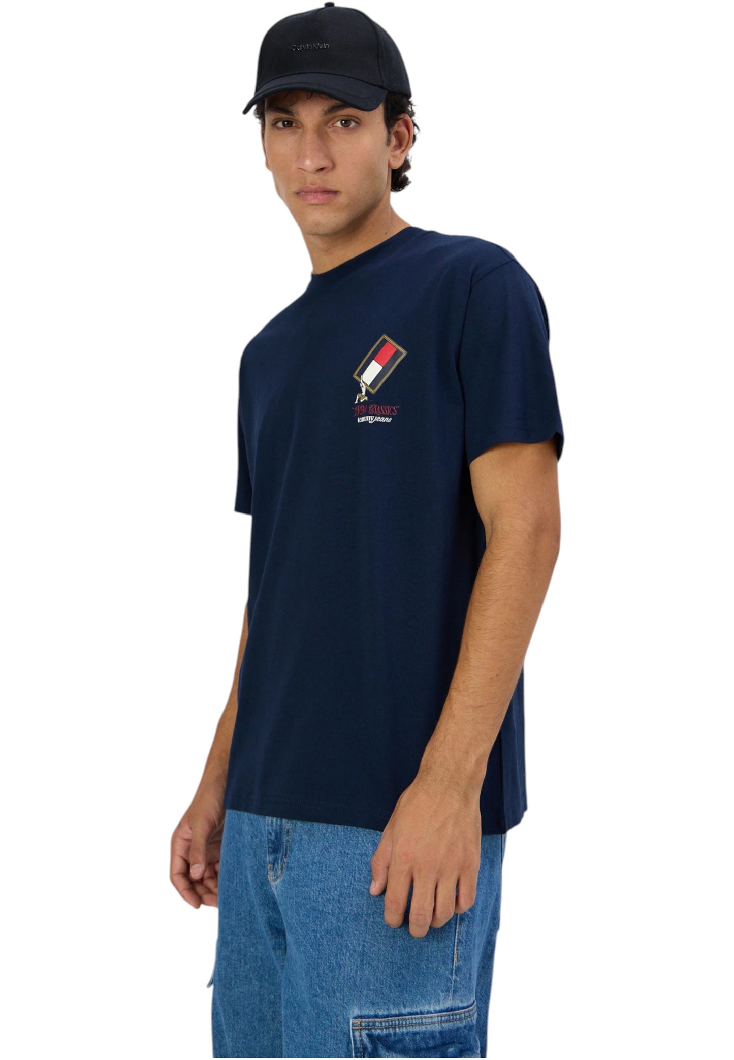 T-Shirt Manica Corta Uomo Tommy Jeans  Tjm Rlx Novelty 1