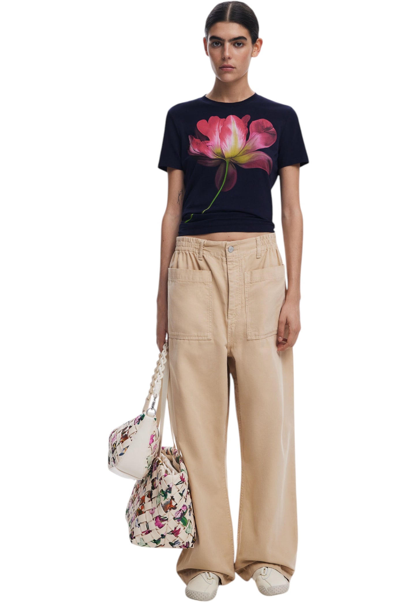 T-Shirt Donna Desigual Ts_Plata