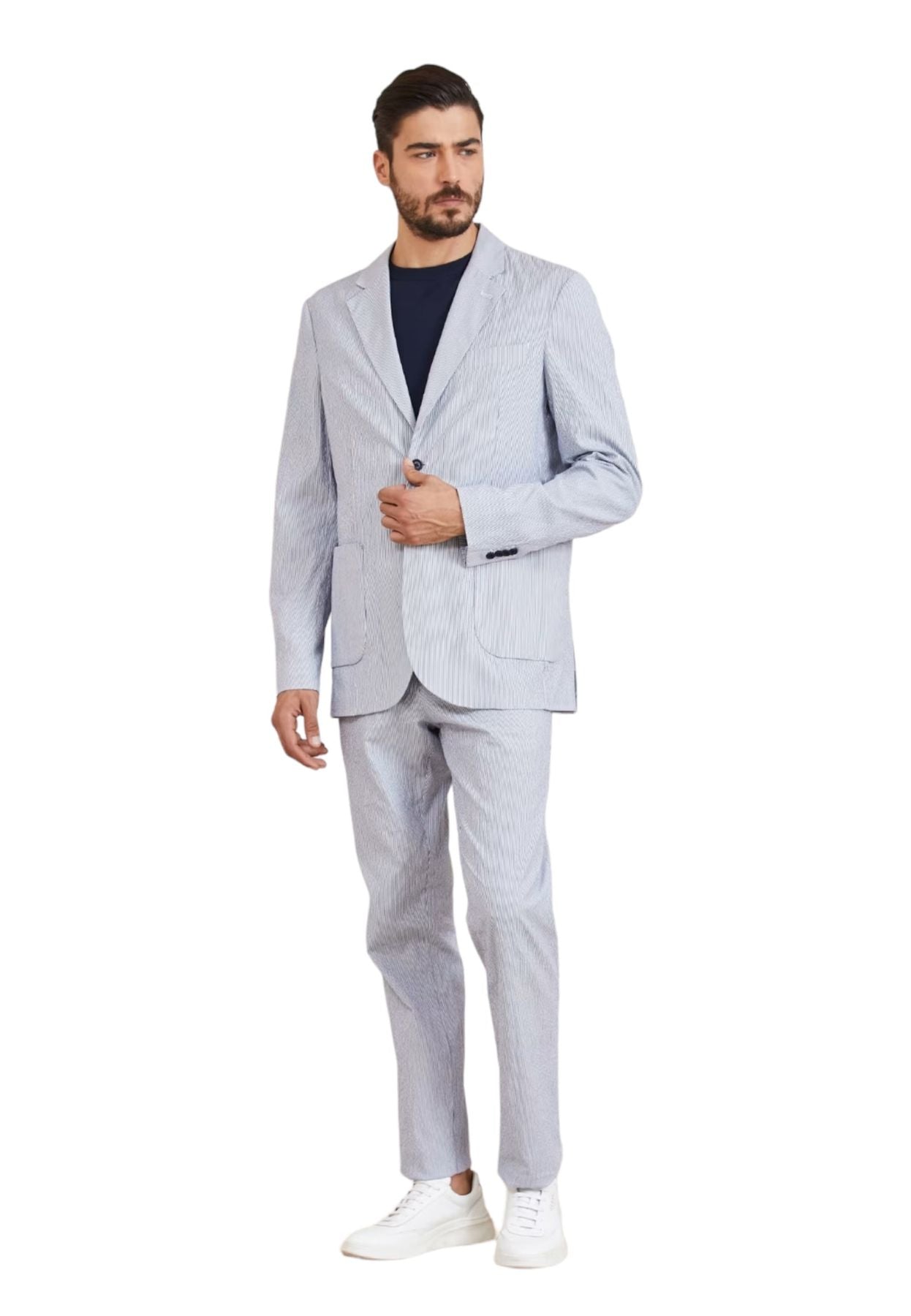 Giacca Elegante Uomo Marciano By Guess Blazer Grant 2B Patch Pkts Reg 3GHN162171Z